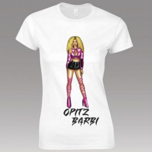 Opitz Barbi - Barbi rajzos női póló