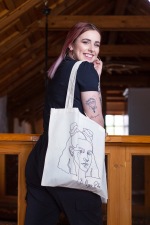 B. Nagy Réka - Sziluettes vászontáska