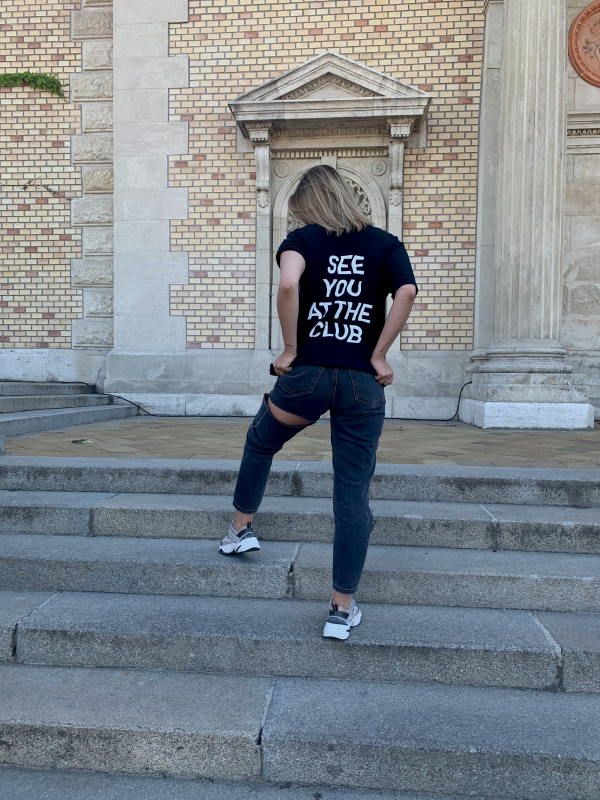 MYNEA - See you at the club oversize póló