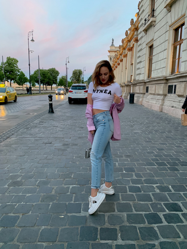 MYNEA - Fehér croptop