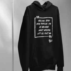 Alee - Fekete kapucnis pulóver