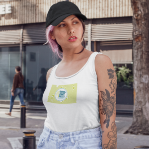 Dunapart Feszt - Fehér logós női trikó