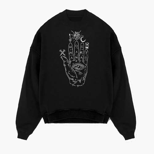 Molnár Tamás - Kéz Kerek nyakú Unisex Pulóver 