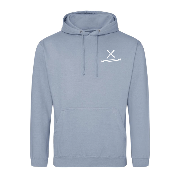 Lóci Játszik - Unisex Hoodie fehér X logo