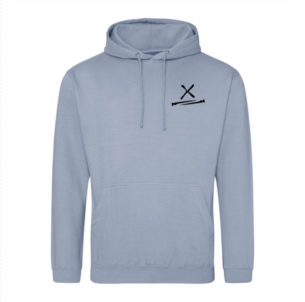 Lóci Játszik - Unisex Hoodie fekete X logo