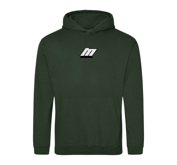 MAJRÉ - Hoodie - Fehér M logo elől - Fehér Majré logó hátul