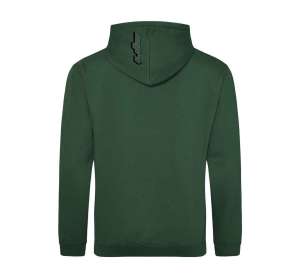 MAJRÉ - Hoodie - Fekete kontúr keretes majré logó elől