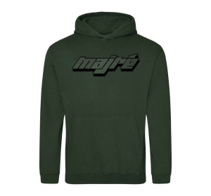 MAJRÉ - Hoodie - Fekete kontúr keretes majré logó elől