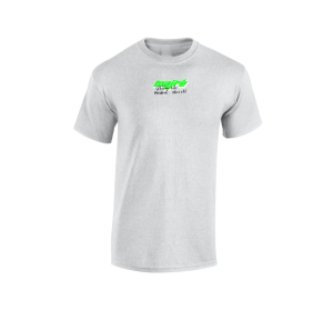 MAJRÉ - Unisex Póló - Neon Zöld Majré logó fehér kerettel fekete dalszöveggel