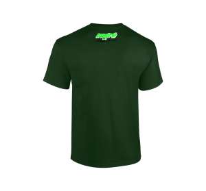 MAJRÉ- Póló - Neon Zöld Majré Logo Fehér kerettel Fekete Dalszöveggel