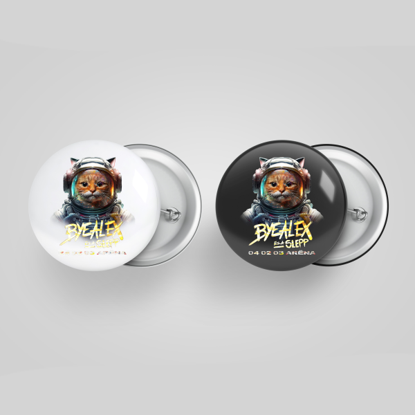 ByeAlex és a Slepp - KIKO Dátumos Kitűző 2 db-os