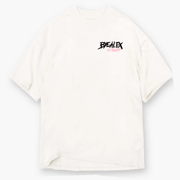 BYEALEX ÉS A SLEPP - UNISEX FEHÉR BAND PÓLÓ