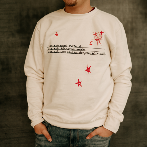 MARGARET ISLAND - NATÚR KEREK NYAKÚ UNISEX PULÓVER - Szomorkodó