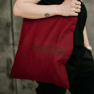 MARGARET ISLAND - WINE TOTE BAG - Nem megyek én sehova - Gold Record